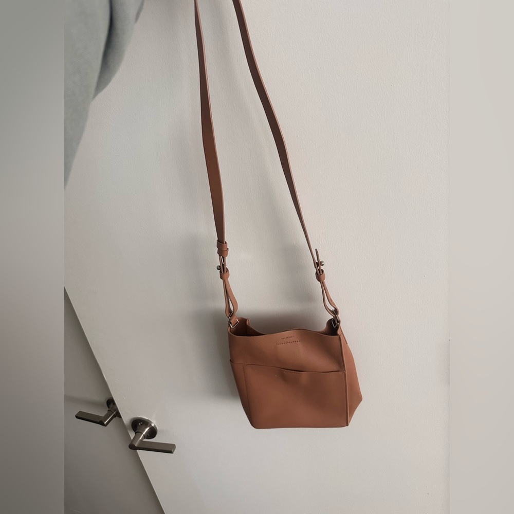 Beige All Saints Crossbody Bag